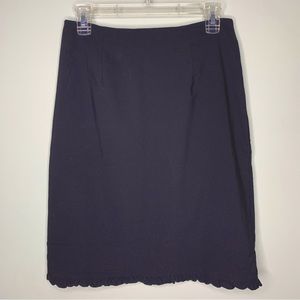 Black Vintage Pencil Skirt Size 10